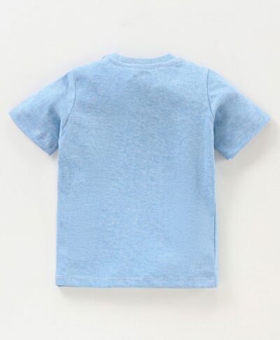 Babyhug Half Sleeves T-Shirt Tom & Jerry Print - Blue - Image 3