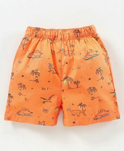 Babyhug Woven Boxers All Over Print Pack of 3 - Multicolor - Image 3