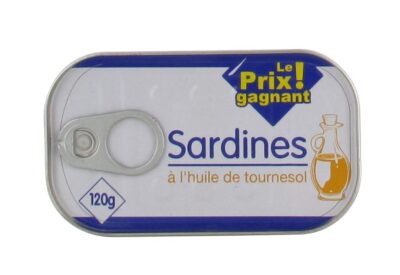 LPG SARDINES HUILE DE TOURNESOL 120G