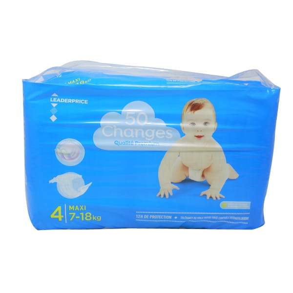 LP DIAPERS MAXI 50 CHANGES 7-18KG NO.4