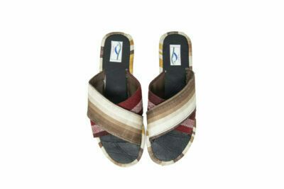 Iwacu Women Sandals Red, White, Brown, Black