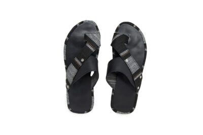 Bliss Sandals - Black and Grey