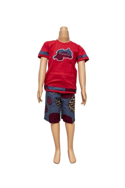 All Bright Rwanda T-shirt and Shorts for Kids
