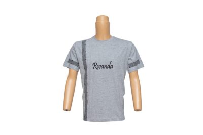 All Bright Imigongo Rwanda T-shirt Grey
