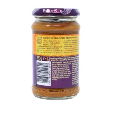 PATAK'S MILD CURRY PASTE 283G - Image 3