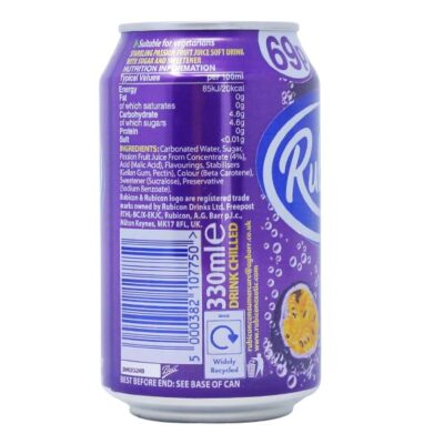 RUBICON SPARKLING PASSION CAN 330ML - Image 3
