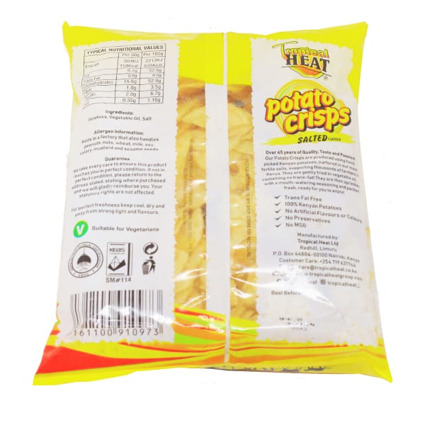 T/H POTATO CRISPS SALTED 100G - Image 2