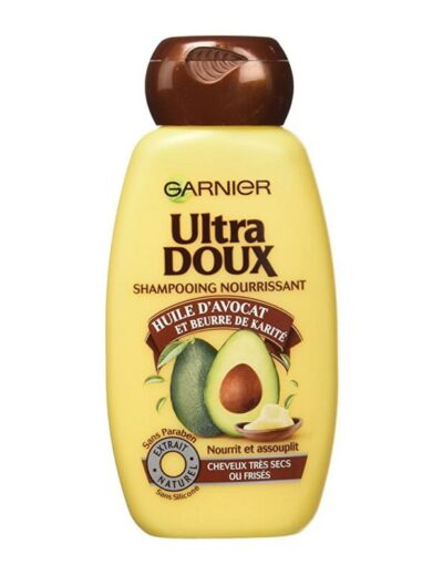 GARNIER ULTRA DOUX SHAMP HUILE AVOCAT N BEURRE KARITE 250ML