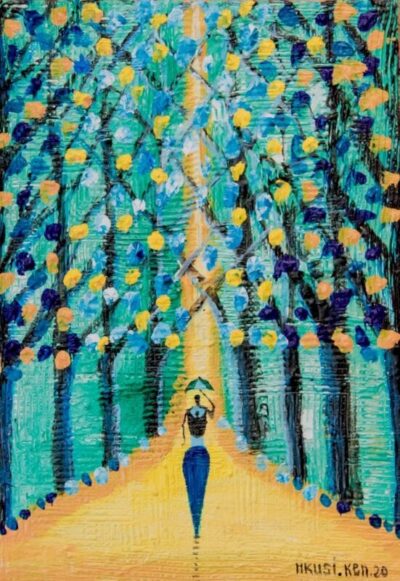 Responsible Series V - Original painting by Kenneth Nkusi - Acrylics on canvas - African art